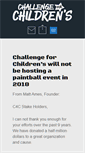 Mobile Screenshot of challengeforchildrens.com